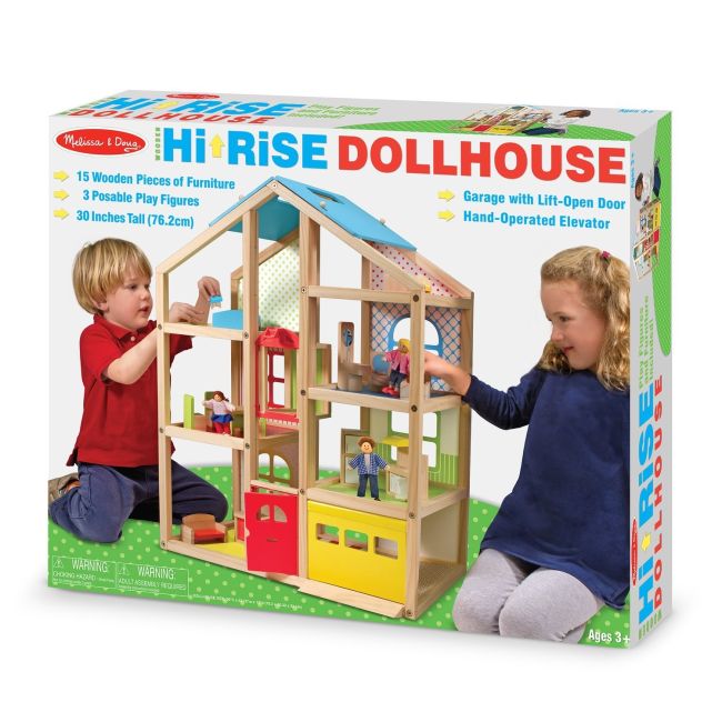 Casuta de papusi din lemn mobilata melissa and doug - okemd2462