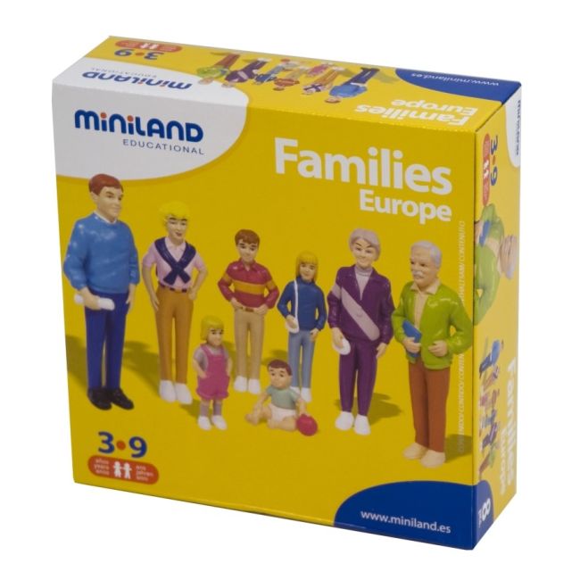 Familie de europeni miniland 8 figurine - okeml27395