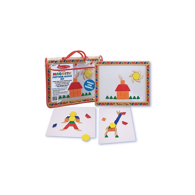 Joc de constructii magnetic melissa and doug - okemd3590