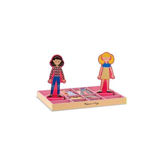 Joc din lemn imbraca-le pe abby si ema melissa and doug - okemd4940
