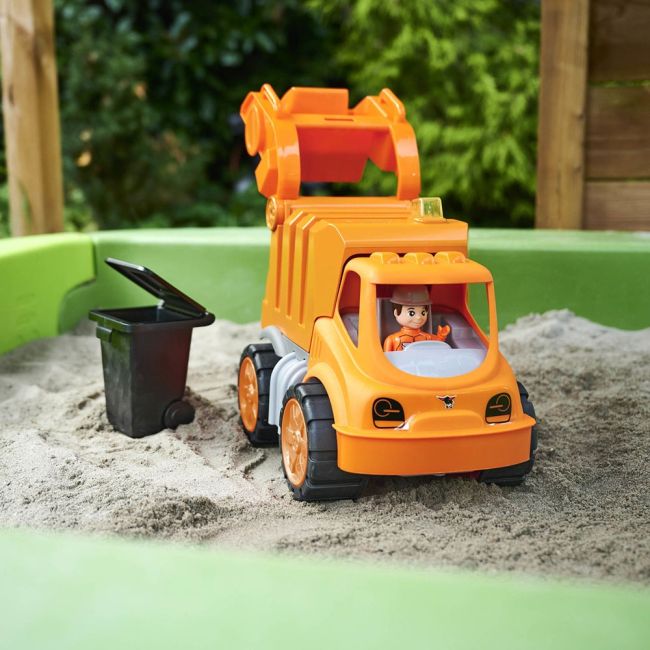 Masina de gunoi big power worker garbage truck cu figurina hubs800054838