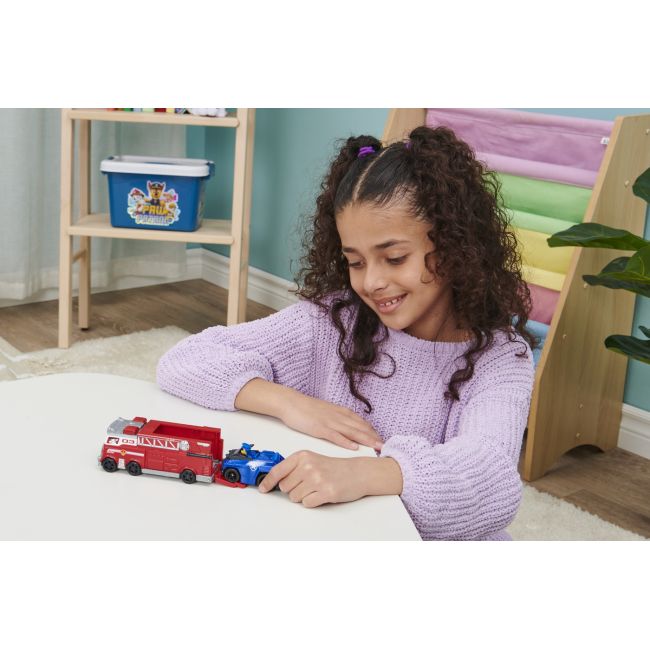 PATRULA CATELUSILOR CAMION DE POMPIERI CU FIGURINA METALICA VIV6063231