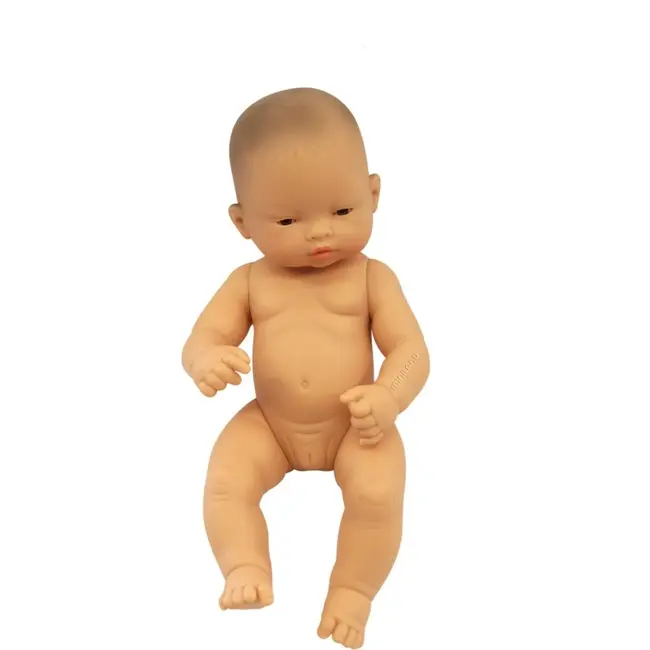 Papusa bebelus asiatic fata 32 cm - miniland - okeml31036