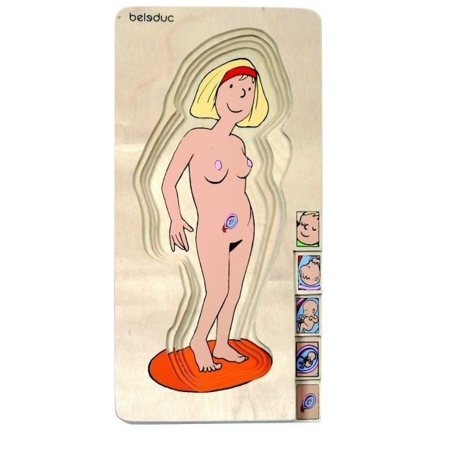 Puzzle stratificat mama si copilul beleduc - okebel17024