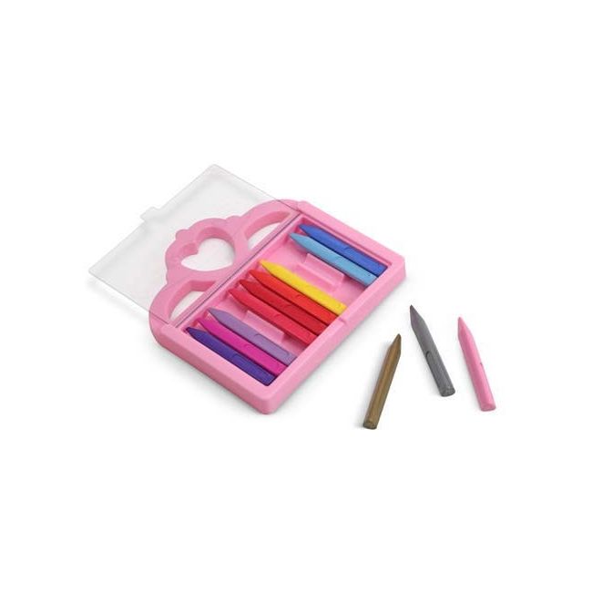 Set creioane colorate triunghiulare princess melissa and doug 12 buc - okemd4155