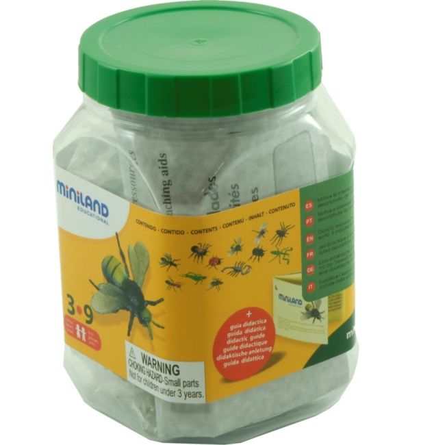 Set de 12 figurine insecte miniland - okeml27480