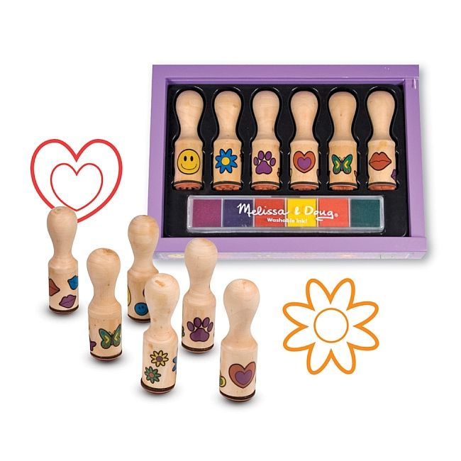 Set de stampile happy handle melissa and doug - okemd2407