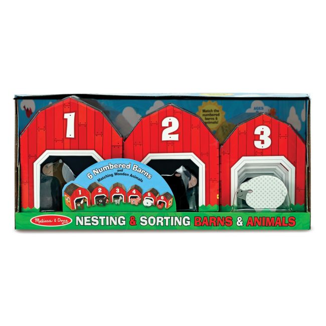 Sortator de forme casuta cu animale melissa and doug - okemd2434