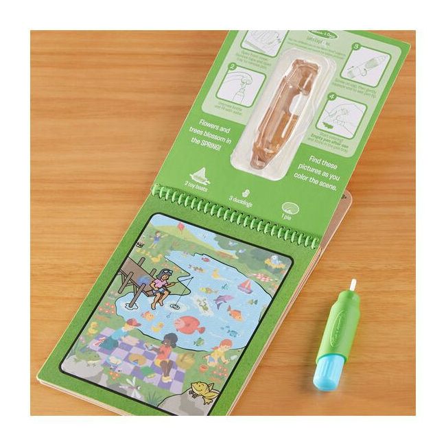 Carnet de colorat apa magica colectia sa exploram natura, anotimpurile - okemd30820
