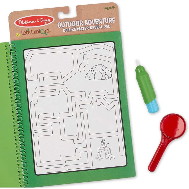 Carnet de colorat apa magica deluxe colectia sa exploram natura, aventuri in natura - okemd30821