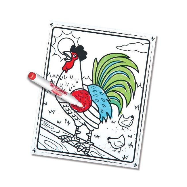 Carnetel de colorat magicolor animale de la ferma - okemd9126