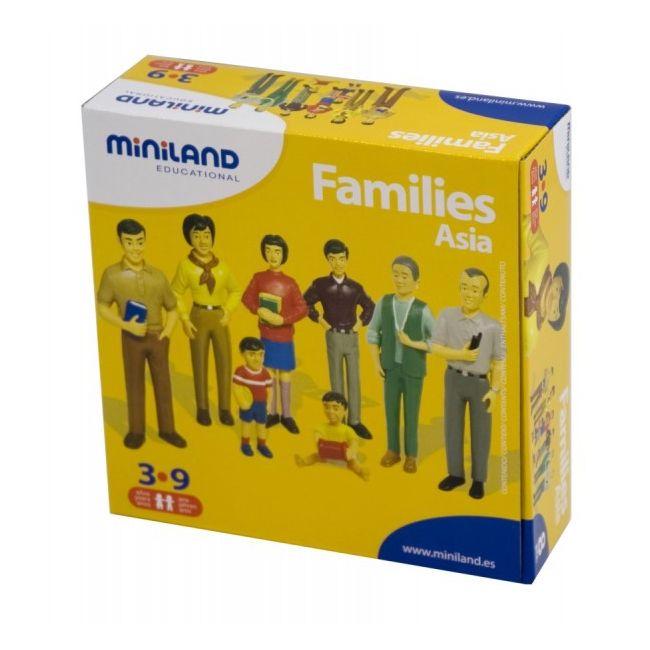 Figurine familie asiatica miniland - okeml27397