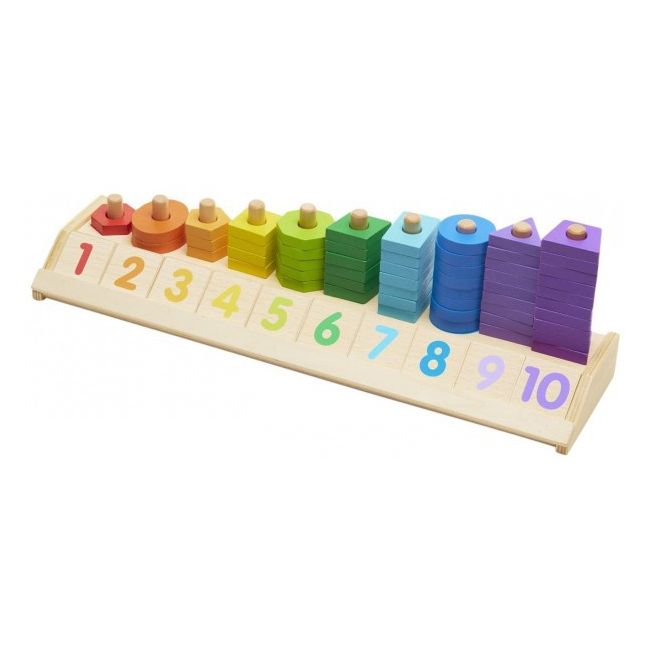 Joc din lemn sorteaza si numara - okemd9275