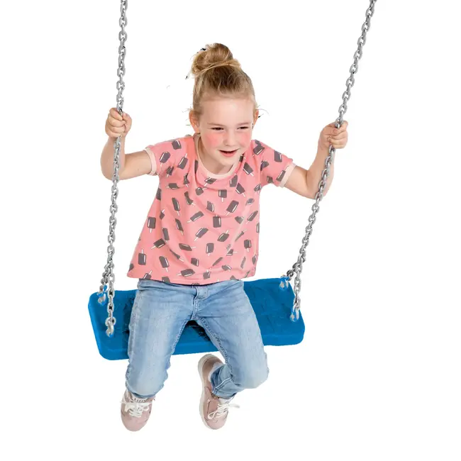 Leagan din cauciuc cu lant albastru - okekbt100.010.004.001