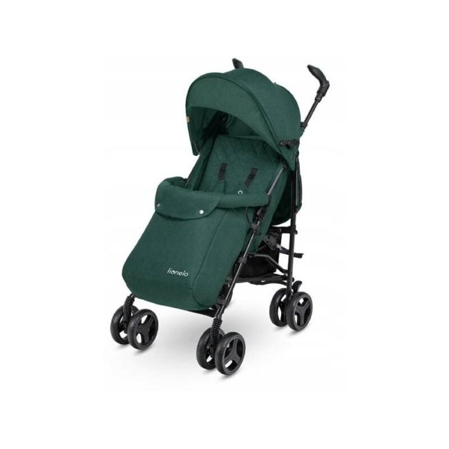 Lionelo - Carucior sport Irma, Cu husa de picioare, Cu plasa de tantari, Verde BYNLO-IRMA_GREEN/FOREST