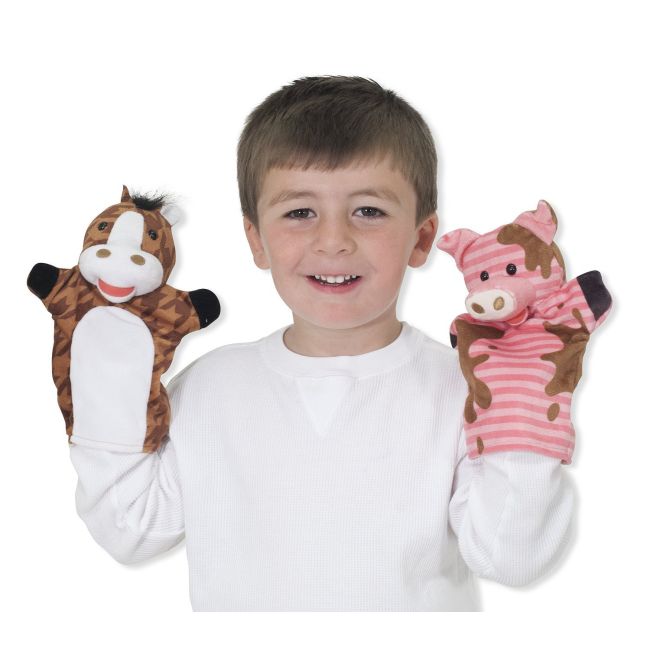 Set 4 papusi de mana ferma melissa and doug - okemd9080