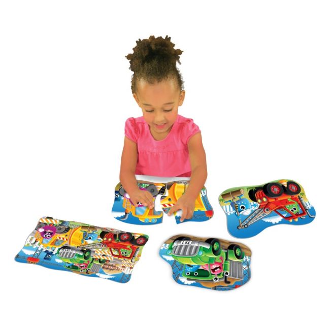 Set Primele Mele 4 Puzzle-Uri Monster Truck ARTTLJ628140