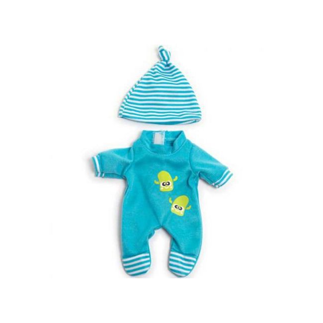 Set pijama si caciulita pentru papusa baiat 21 cm - okeml31671