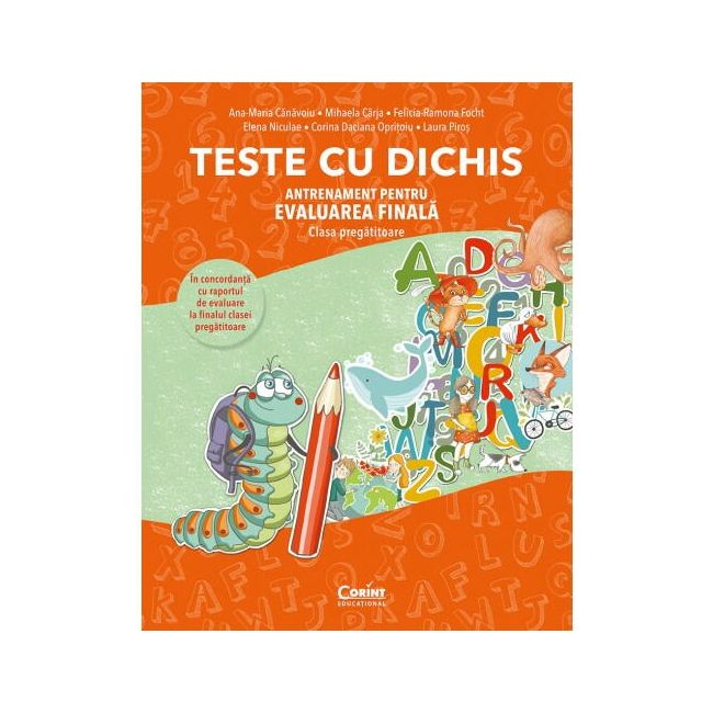 Teste cu dichis. antrenament pentru evaluarea finala clasa pregatitoare