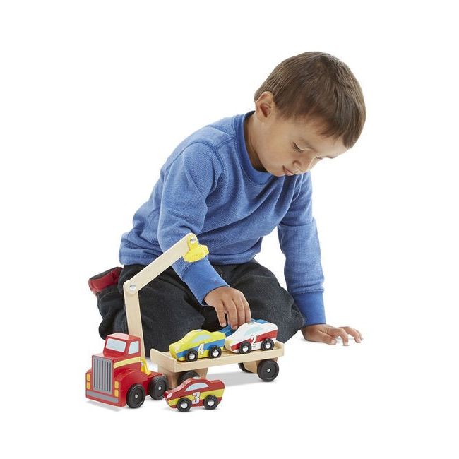 Transportor de masini cu elevator magnetic melissa and doug - okemd9390