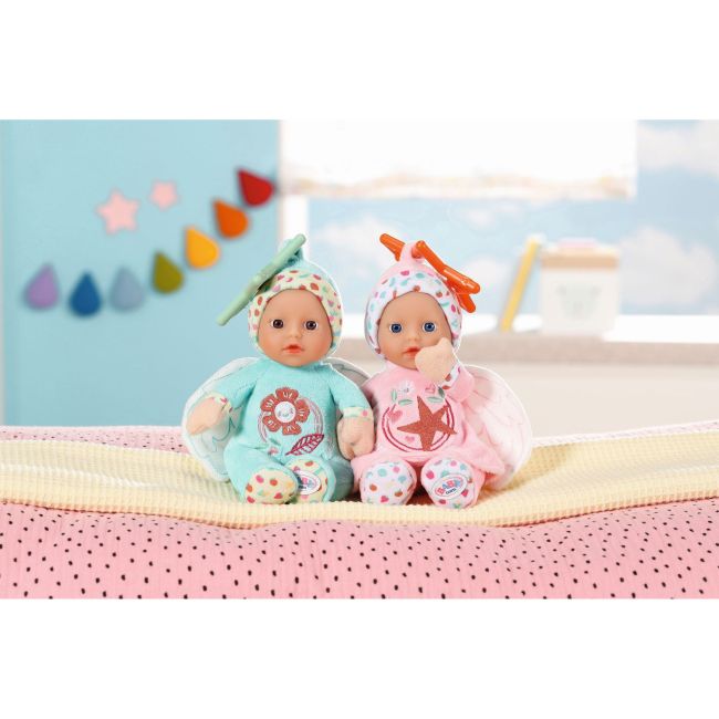 Baby Born - Bebelus Ingeras 18 Cm Cu Hainute Roz Sau Albastre ARTZF832295