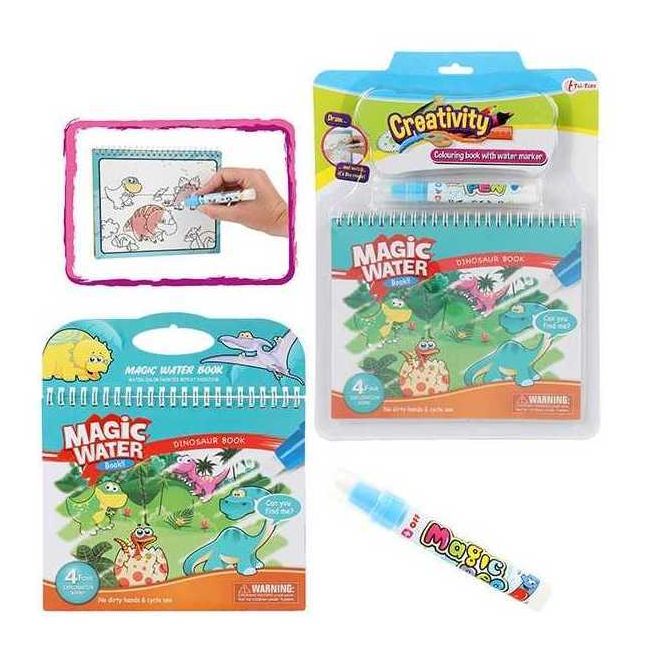 Carte de colorat cu apa Dino Toi-Toys TT46845B BBJTT46845B_Initiala
