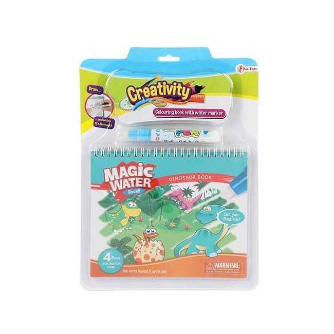 Carte de colorat cu apa Dino Toi-Toys TT46845B BBJTT46845B_Initiala