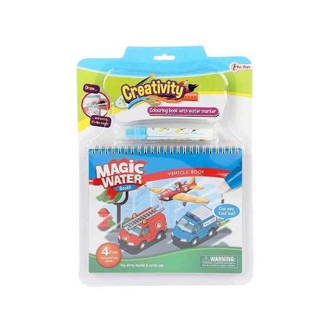 Carte de colorat cu apa Transport Toi-Toys TT46845C BBJTT46845C_Initiala