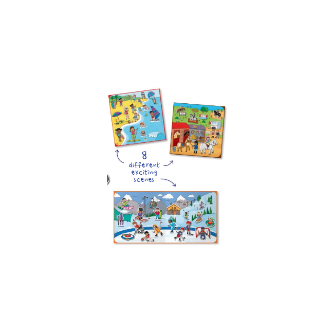 Cartea mea cu stickere - activitati sportive