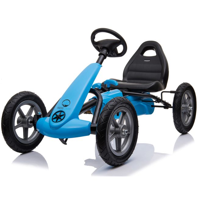 Kart cu pedale si roti gonflabile Karera Albastru Kidscare SUPKC_KareraB