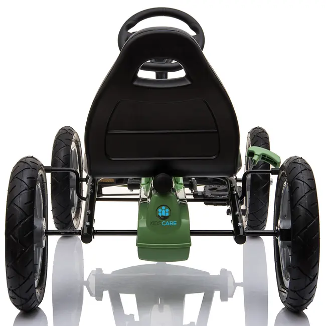 Kart cu pedale si roti gonflabile Karera Verde Kidscare SUPKC_KareraV