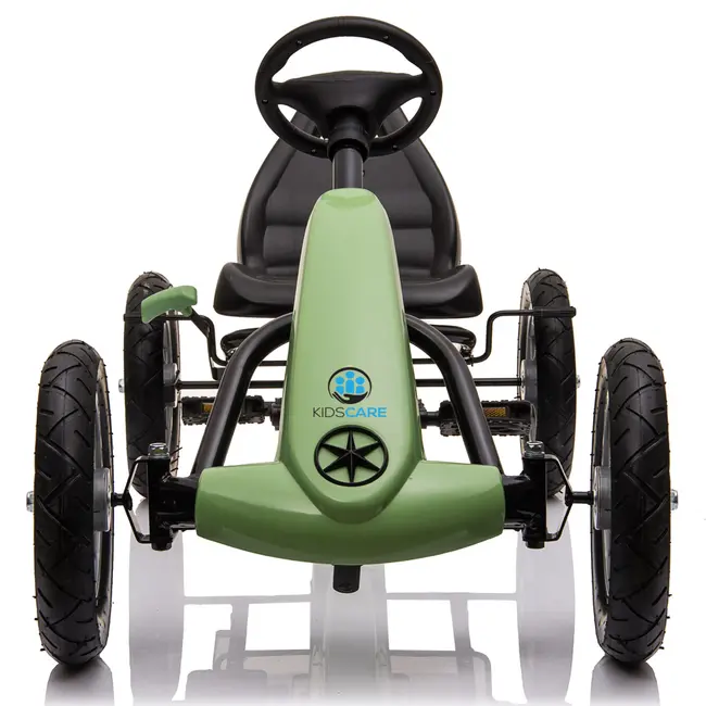 Kart cu pedale si roti gonflabile Karera Verde Kidscare SUPKC_KareraV
