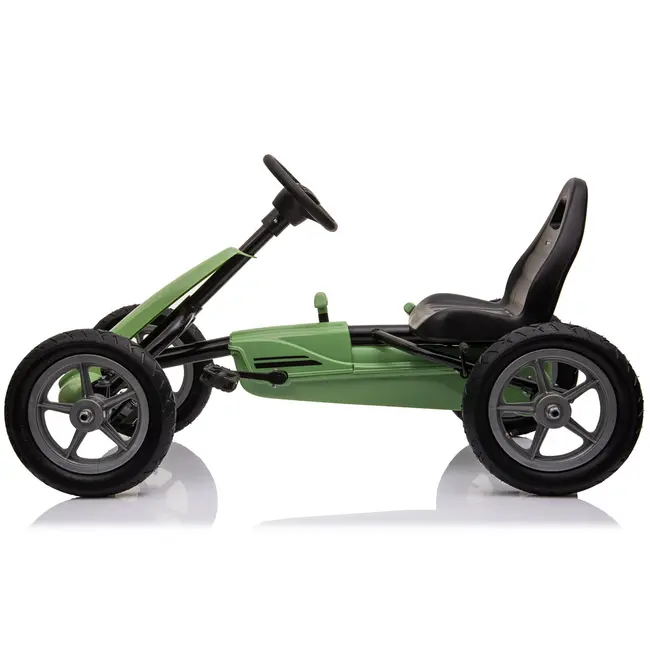 Kart cu pedale si roti gonflabile Karera Verde Kidscare SUPKC_KareraV