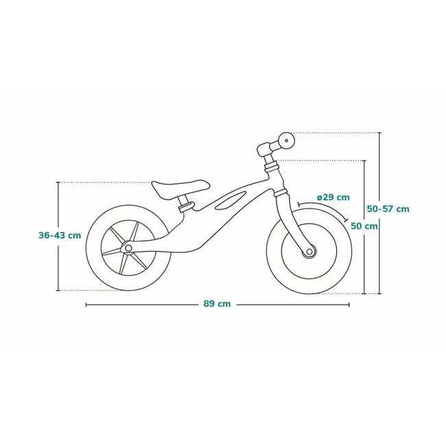 Lionelo - Bicicleta fara pedale, cu cadru din magneziu, Bart Tour, 12 \'\', Grey Stone BYNLOE-BART_TOUR_GREY_STONE