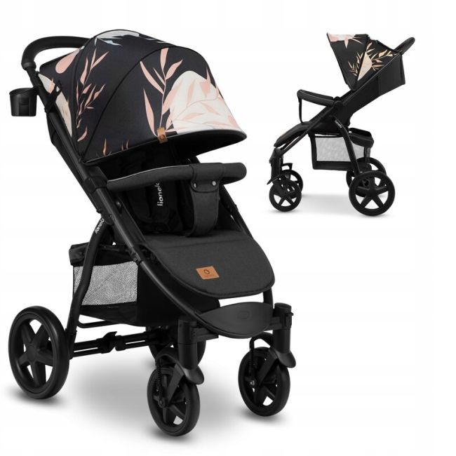 Lionelo - Carucior sport Annet Plus Lovin\', De la nastere, Cu accesorii, 0 - 22 Kg, Negru BYNLO-ANNET_PLUS_LOVIN