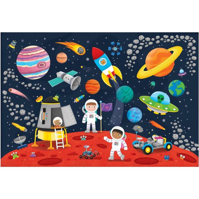 Puzzle de podea - spatiul cosmic (30 piese)