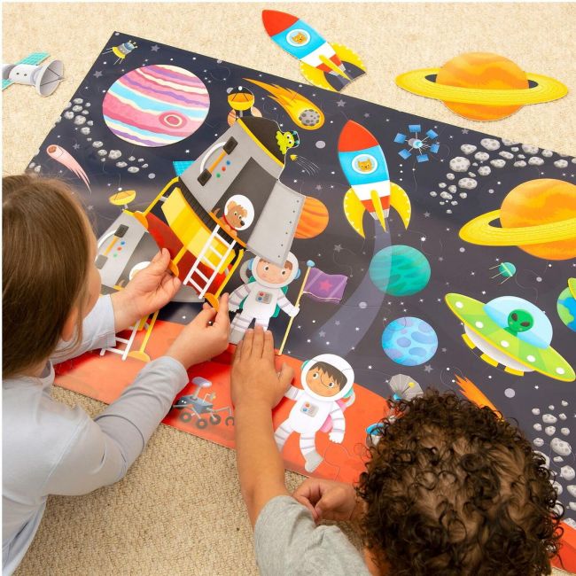 Puzzle de podea - spatiul cosmic (30 piese)
