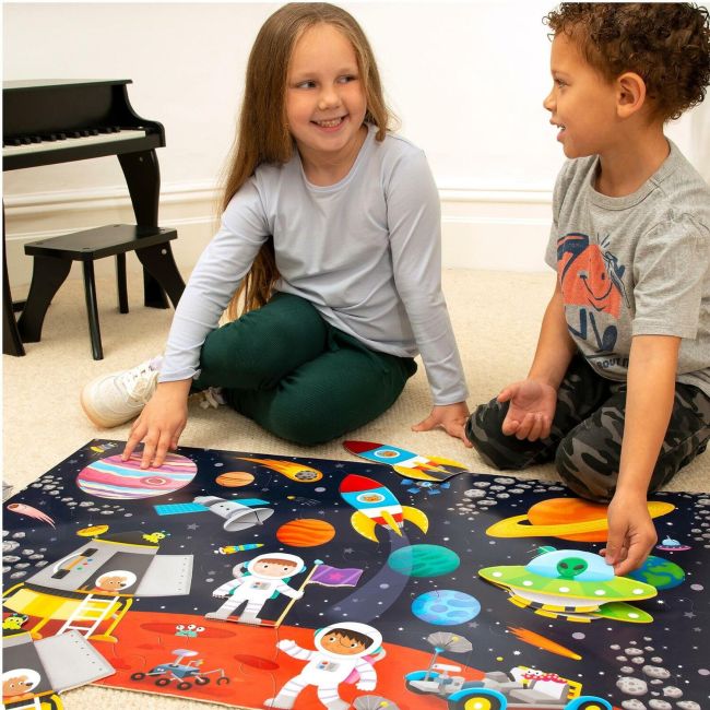 Puzzle de podea - spatiul cosmic (30 piese)