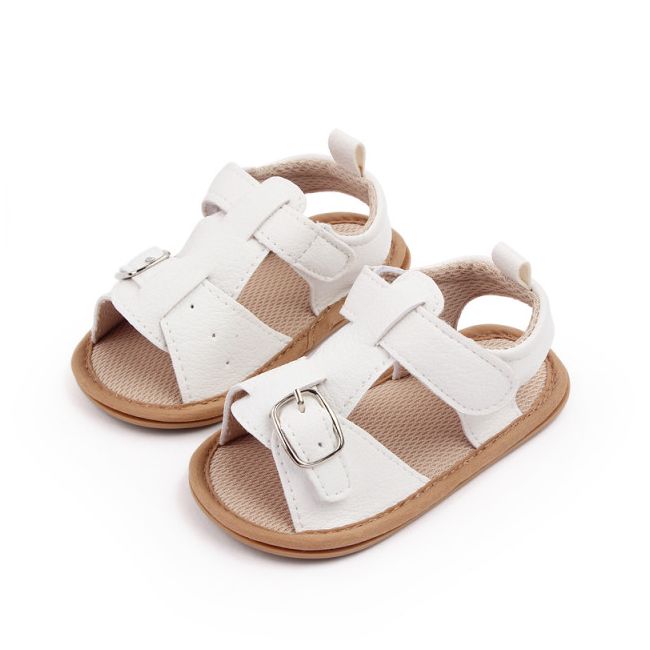 Sandalute albe cu catarama pentru baietei MDd2796-3-p10