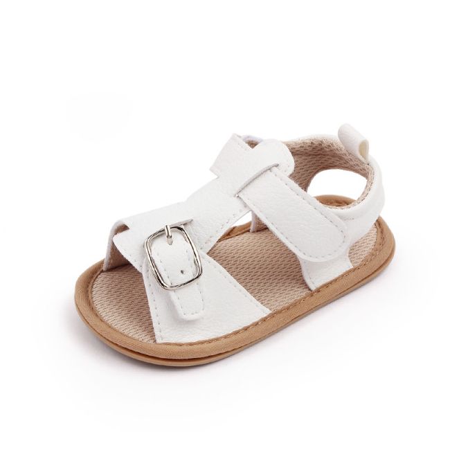 Sandalute albe cu catarama pentru baietei MDd2796-3-p10
