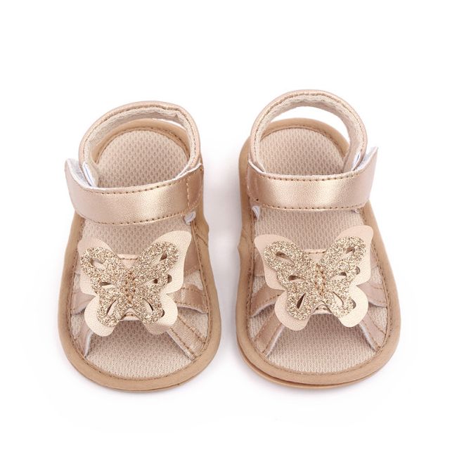 Sandalute aurii cu fluturas (marime disponibila: 3-6 luni (marimea 18 incaltaminte)) mdd2783-2-sa6.3-6 luni (marimea 18 incaltaminte)