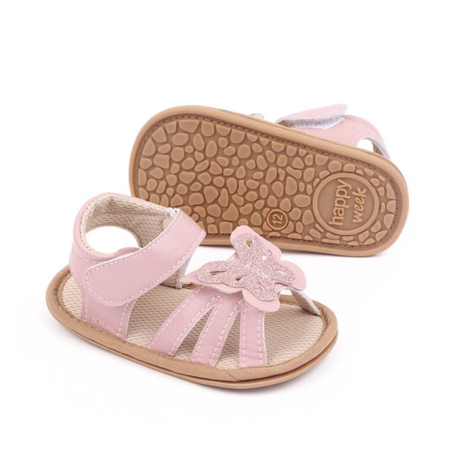 Sandalute roz cu fluturas (marime disponibila: 12-18 luni (marimea 21 incaltaminte)) mdd2783-1-sa6.12-18 luni (marimea 21 incaltaminte)