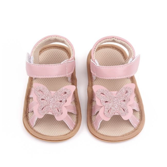Sandalute roz cu fluturas (marime disponibila: 12-18 luni (marimea 21 incaltaminte)) mdd2783-1-sa6.12-18 luni (marimea 21 incaltaminte)