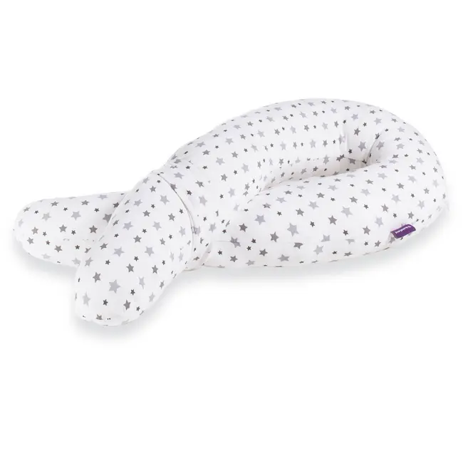 Perna pentru bebelusi Cuddly Nest Grey Stars BBXT040332