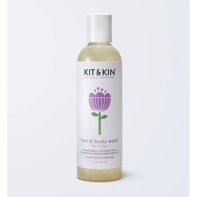 Sampon si gel de dus pentru copii kit&kin 250ml tnakkshampoowash