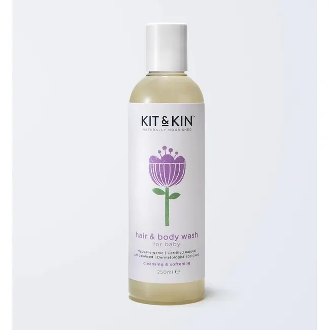 Sampon si gel de dus pentru copii kit&kin 250ml tnakkshampoowash