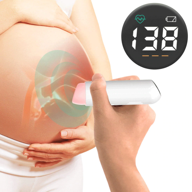 Dispozitiv Doppler, fetal smart, pentru a monitoriza bataile inimiii fatului DFRDPP01