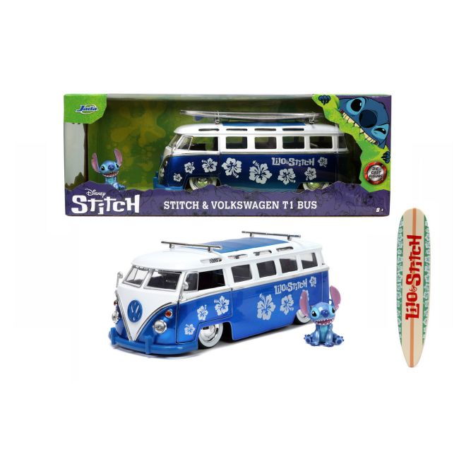 JADA AUTOBUZ METALIC SI FIGURINA STITCH SCARA 1:24 VIV253075000