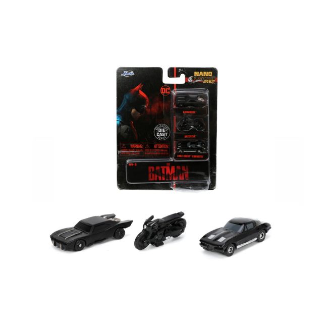 JADA SET 3 VEHICULE NANO BATMAN 4CM VIV253211003