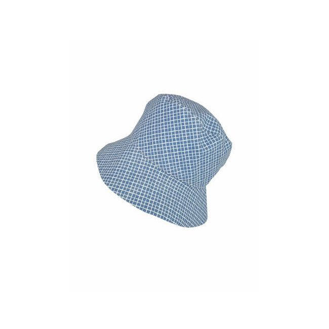 Palarie de soare pentru copii, KidsDecor, Blue Diamond, din bumbac, 50 cm (1-3 ani) KDEPAL50BLD